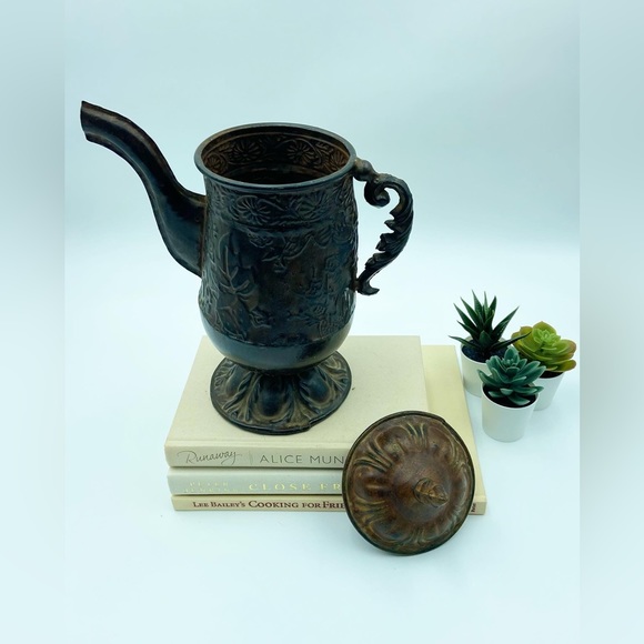 Antique Rustic Looks Metal Tea Pot | Watering Can - Picture 4 of 4